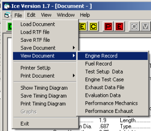 View document menu